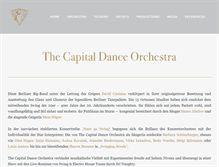 Tablet Screenshot of capital-dance.com
